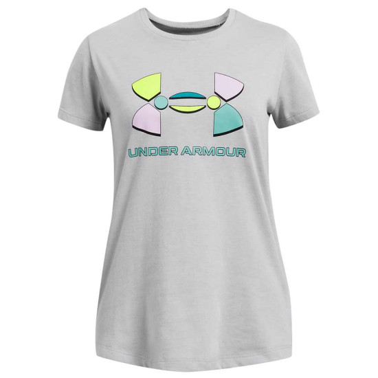 Under Armour Παιδική κοντομάνικη μπλούζα Girls' Colorblock Big Logo SS T-Shirt Under Armour Παιδική κοντομάνικη μπλούζα Girls' Colorblock Big Logo SS T-Shirt